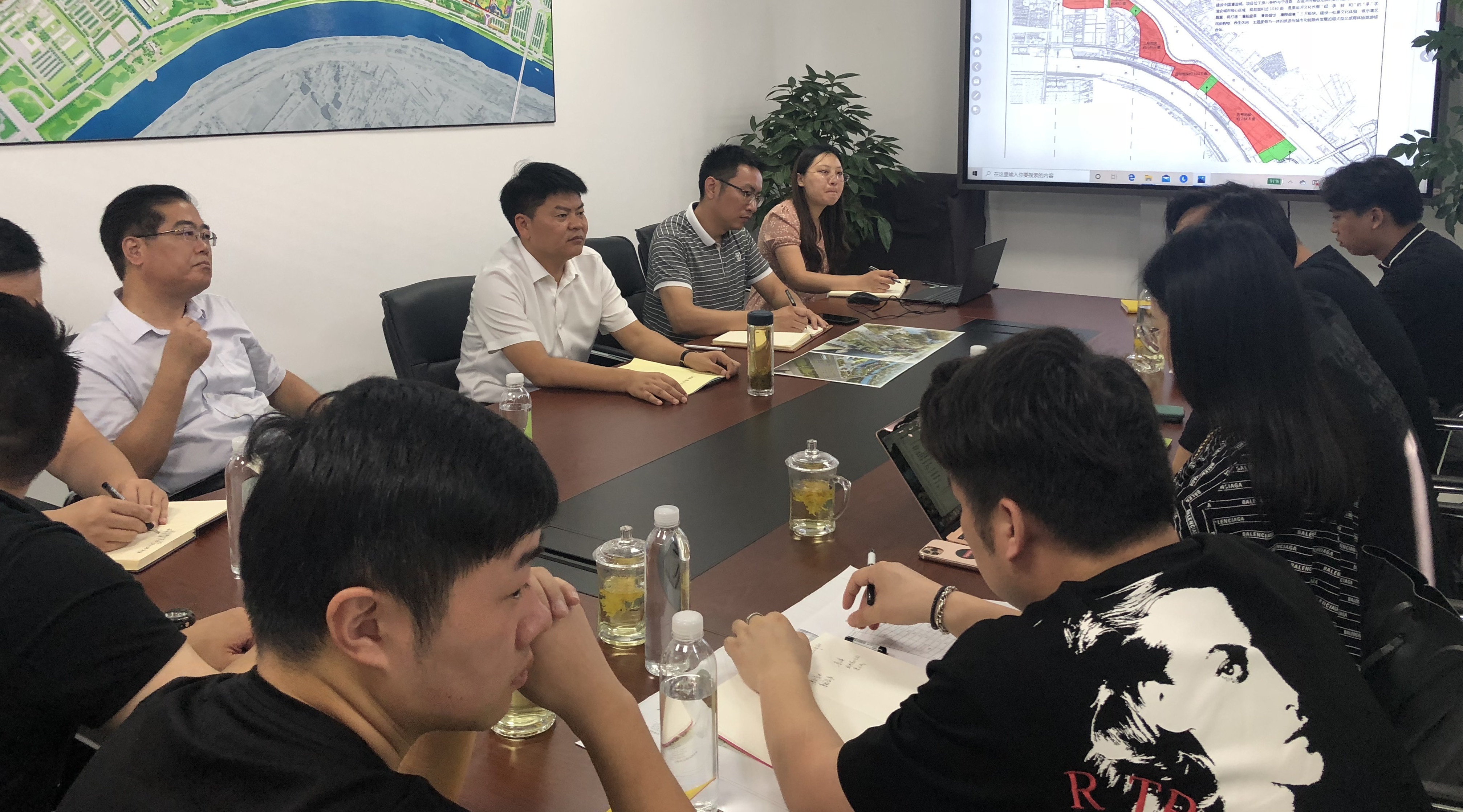 蘇州合眾合公司來(lái)淮考察文旅項(xiàng)目
