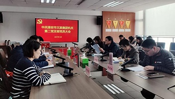 市文旅集團(tuán)機關(guān)第二黨支部召開黨員大會
