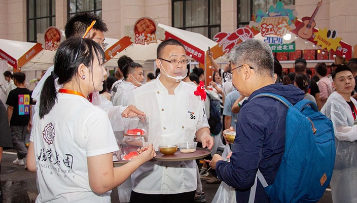 以食為媒，淮揚(yáng)菜品鑒堂受邀參展“北京國際美食薈”